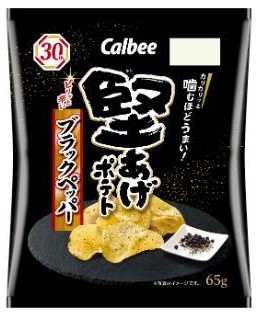 カルビー６５ｇ堅あげポテトブラックペッパー