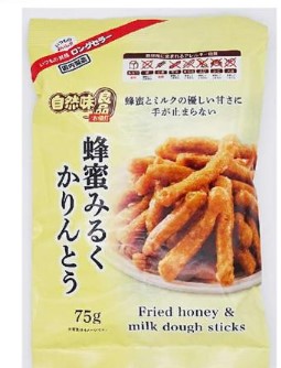 金崎製菓75ｇ自然味良品蜂蜜みるくかりんとう