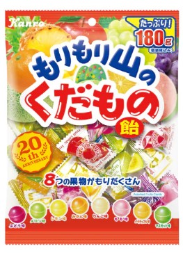 カンロ１８０ｇもりもり山のくだもの飴＊