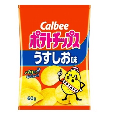 カルビー６０ｇポテトチップスうすしお味