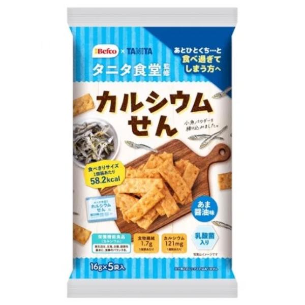 栗山米菓80ｇタニタ食堂監修のカルシウムせん