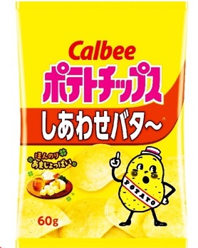 カルビー６０ｇポテトチップスしあわせバター