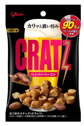 グリコ４２ｇクラッツペッパーベーコン