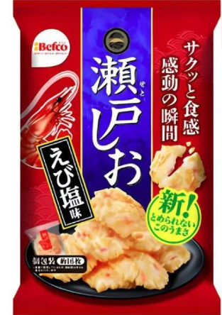 栗山米菓83ｇ瀬戸しお えび塩味