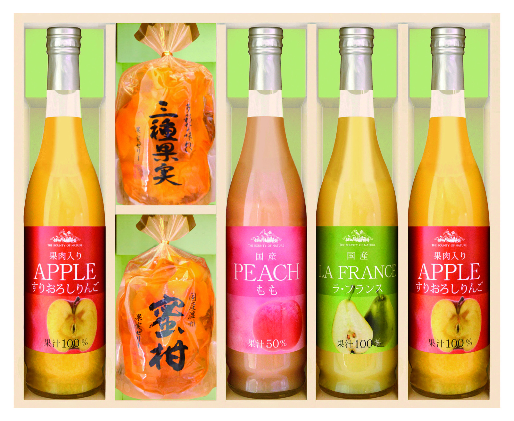 美食ファクトリー 果実のゼリー･フルーツ飲料セットK8632-606