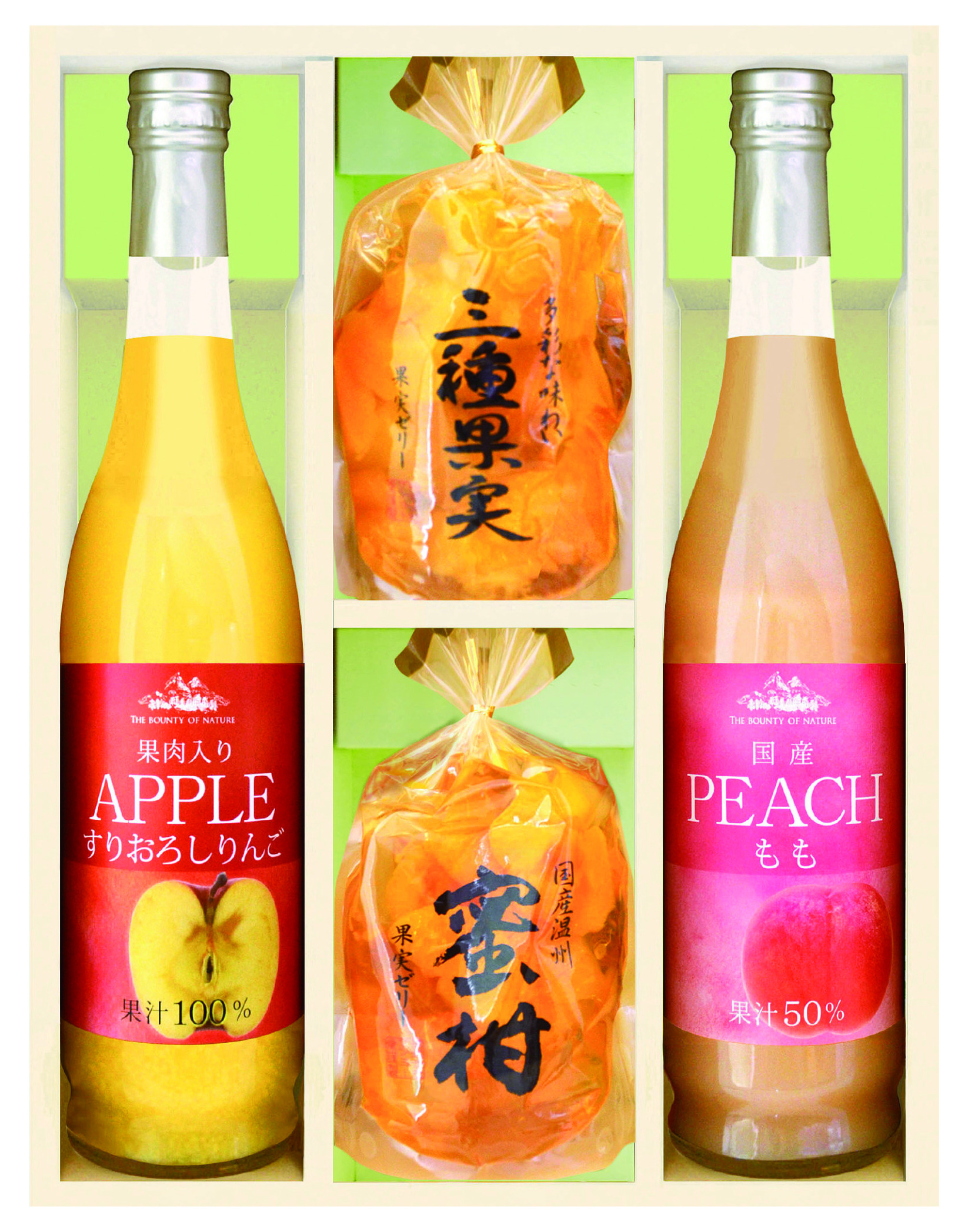 美食ファクトリー 果実のゼリー･フルーツ飲料セットK8632-705