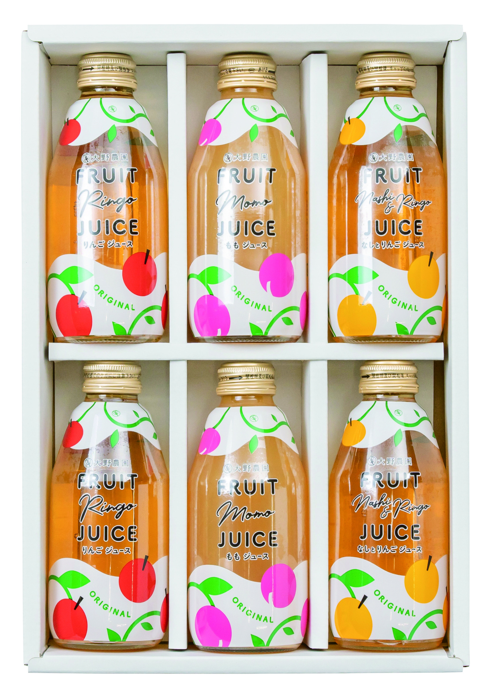 フルーツジュース200ml 6本セットK8632-903