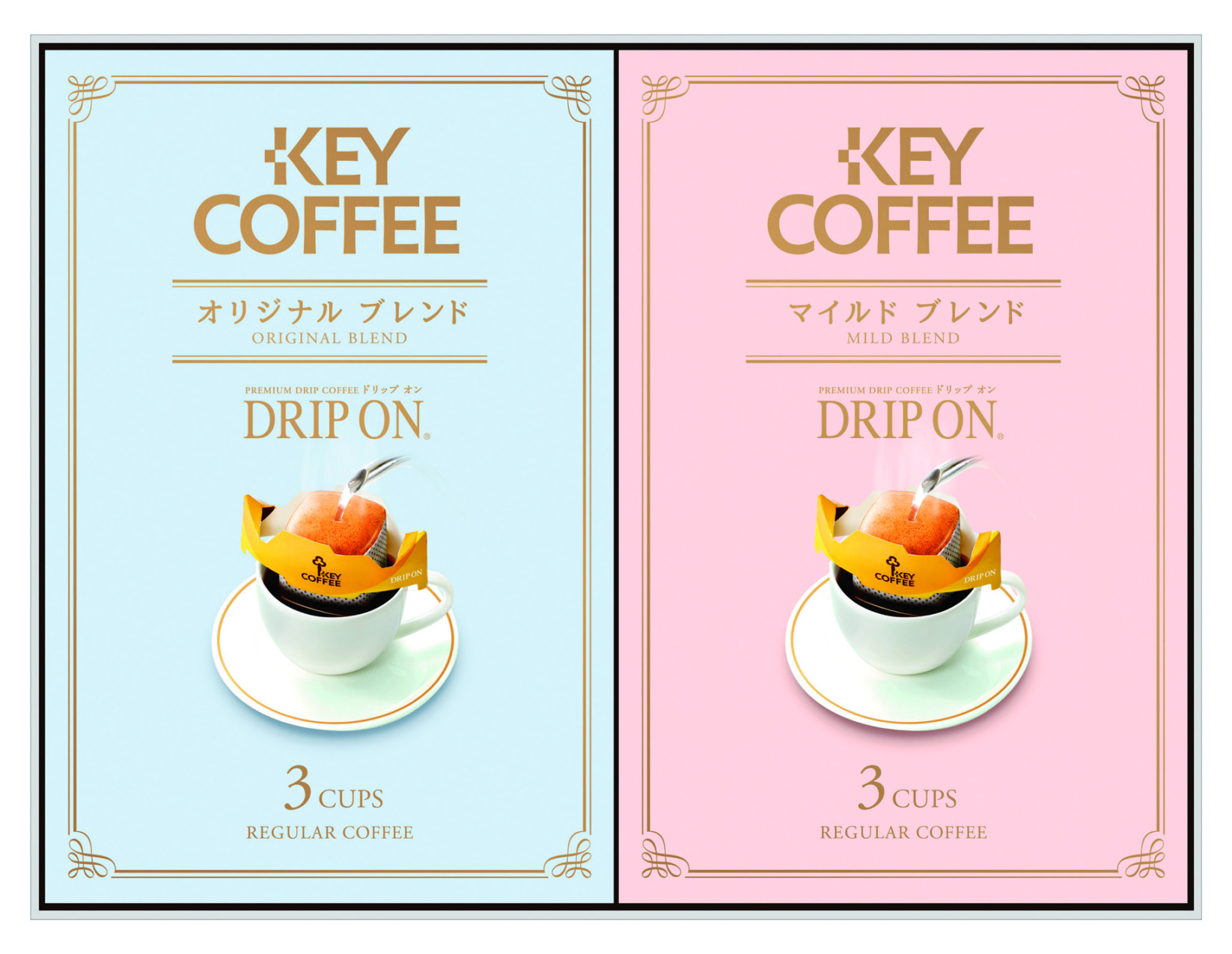 キーコーヒー ドリップオン･レギュラーコーヒーギフトK8638-707