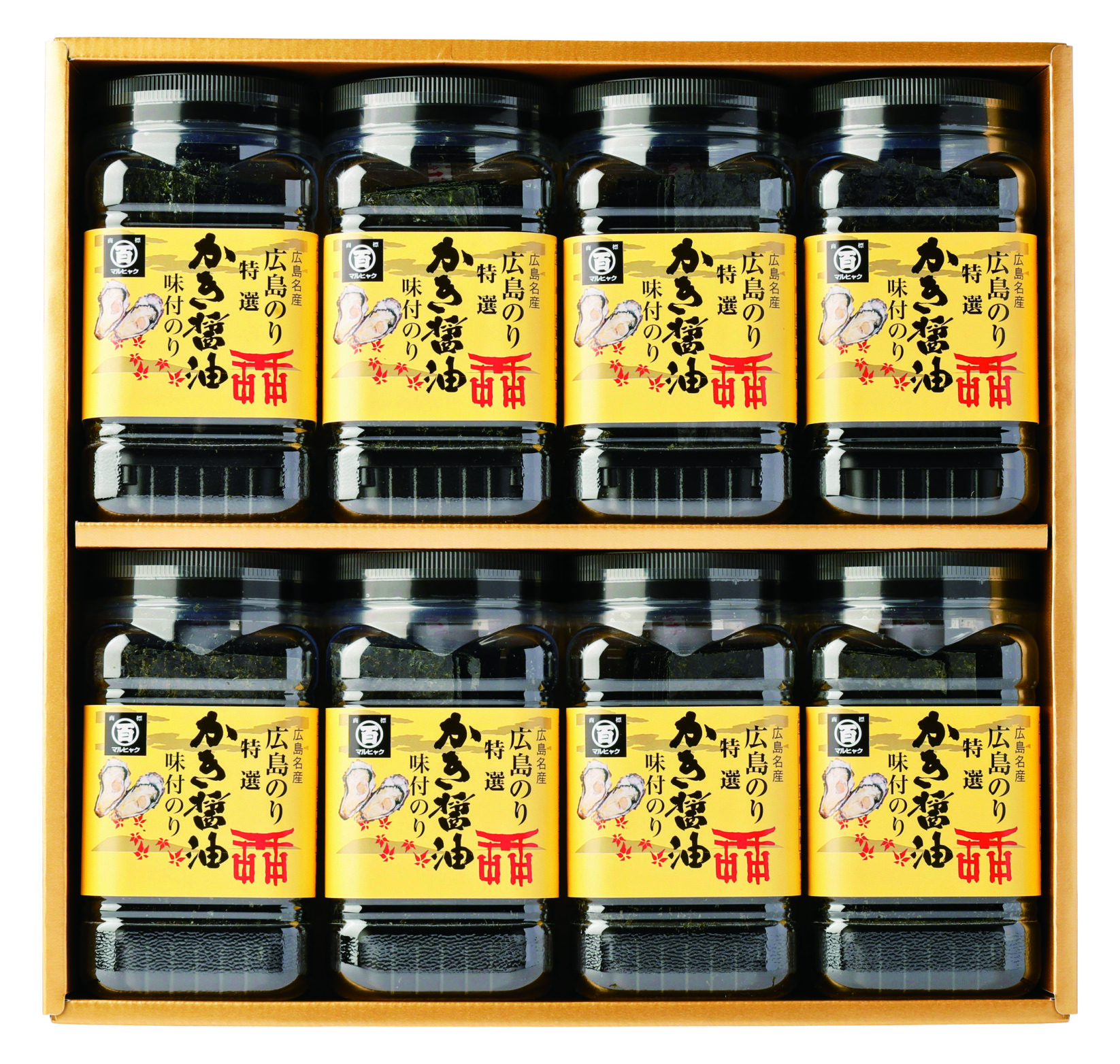 特選かき醤油味付のり8本入K8652-306